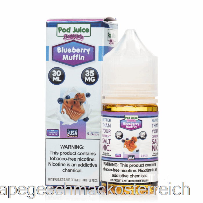 Blaubeermuffin - Schotensaft - 30ml 55mg Vape-Geschmack